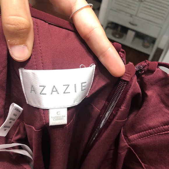 Maroon Bridesmaids Dress - Picture 6 of 6